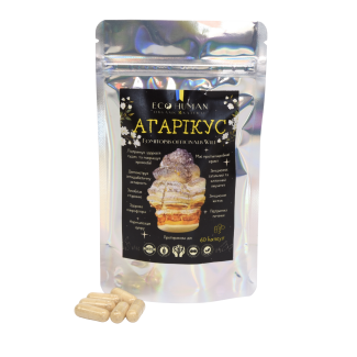 Agaricus, Agaricus, EcoHuman, 500 mg, 60 capsules