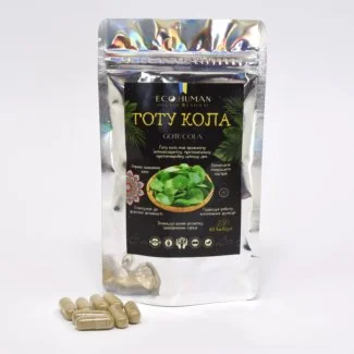 Gotu Kola, Gotu Kola, EcoHuman, 500 mg, 60 capsules