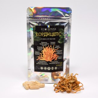 Cordyceps, Cordyceps, EcoHuman, 500 mg, 60 capsules