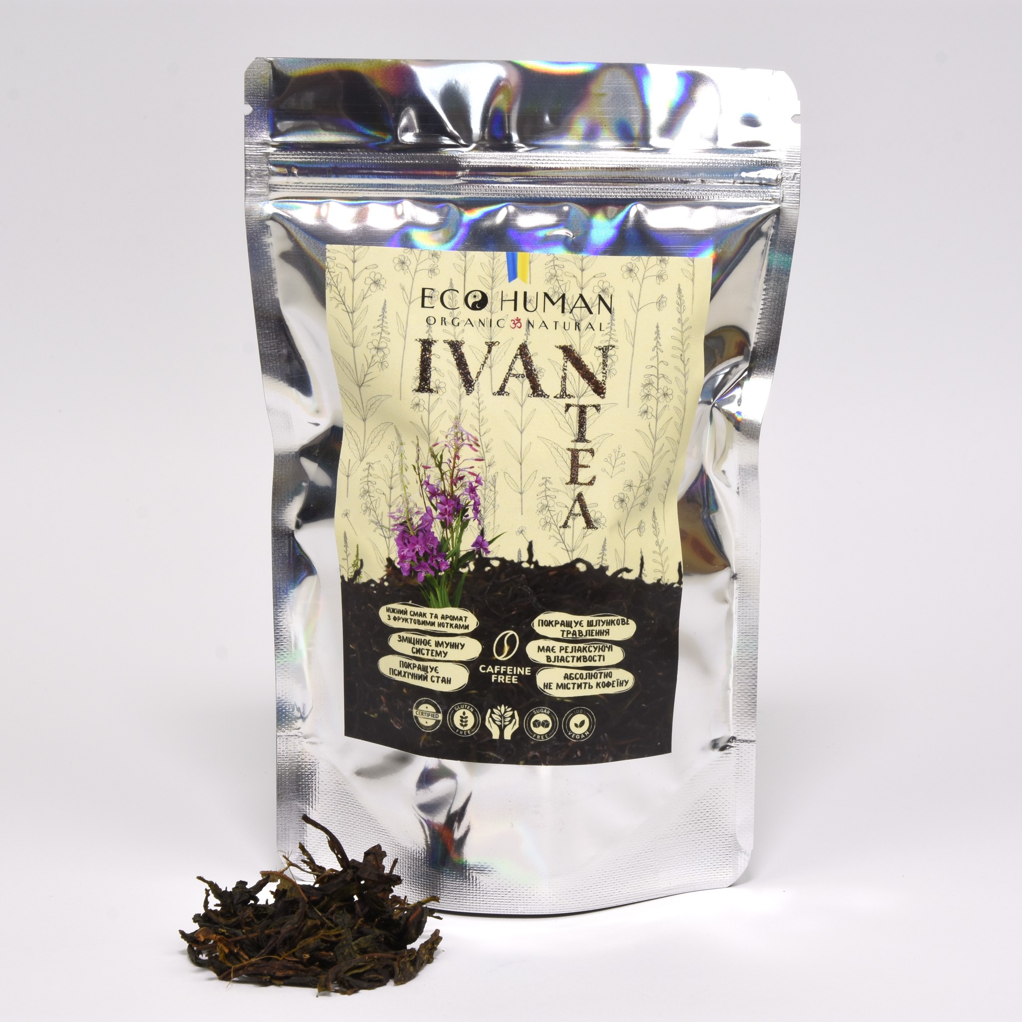 Ivan Tea Fermented, Ivan Tea Fermented, EcoHuman, 30 grams